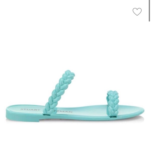 Stuart Weitzman Braida Sawyer Jelly Sandal in Turquesa - Picture 3 of 5